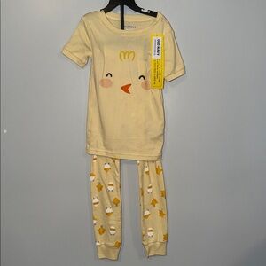 Old Navy Yellow Chick Pajama Set unisex 5T